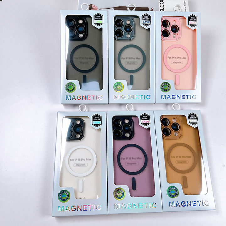 Matte Acrylic Magnetic Case with Holder — Galaxy S25 Ultra
