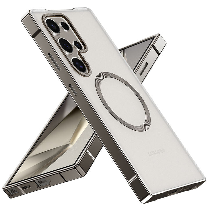 Aluminum Frame Rugged Magnetic Case — Galaxy S24 Ultra & S25 Ultra
