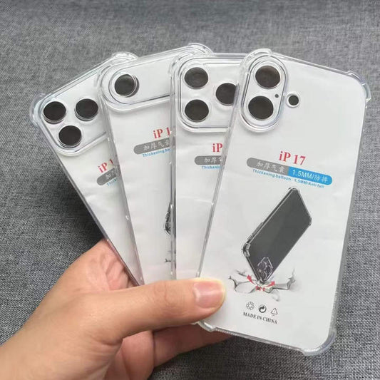 Clear Soft Bumper Case — iPhone 15 / 16 / 17 Pro Max