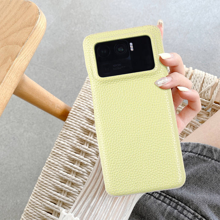 Leather Shockproof Case with Lens Protection — Xiaomi & Redmi Range