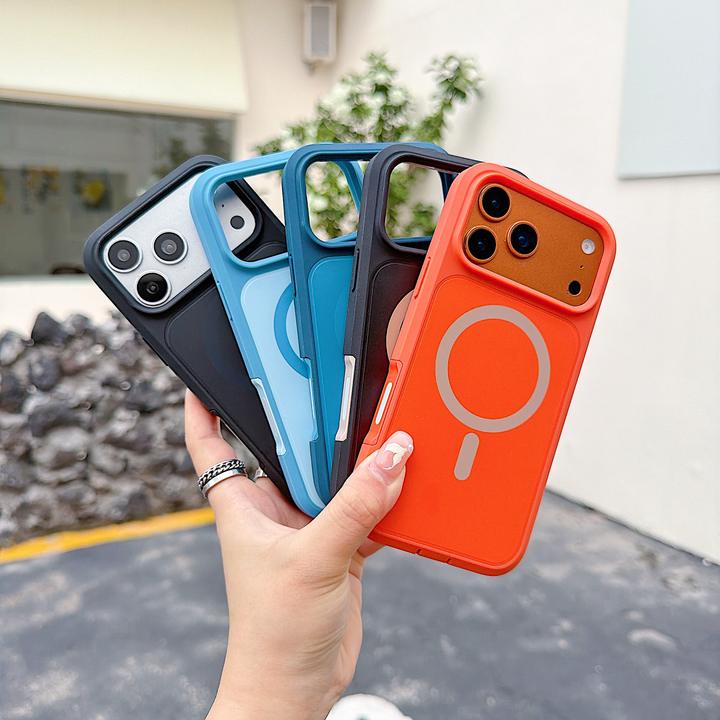 2-in-1 Magnetic TPU+PC Case with Camera Control Cutout — iPhone 15 Pro Max & 17 Pro